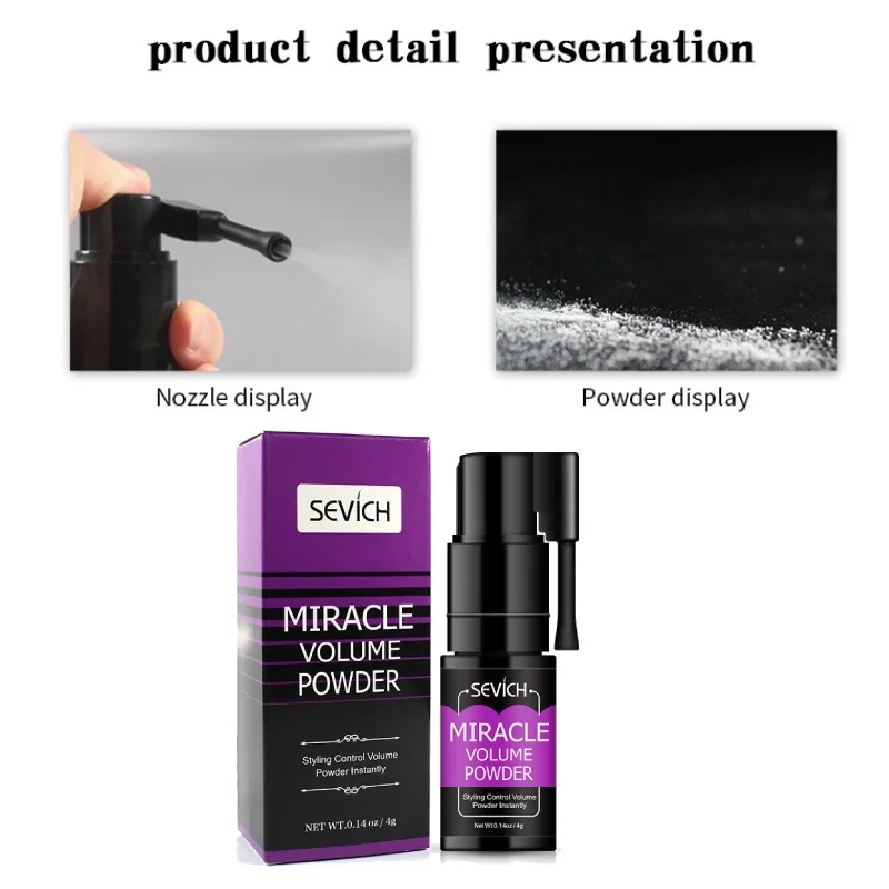 Fluffy Hair Powder Volume Up Hair Styling Powder 360° Rotatate Spray Refreshing Remove Oil Modeling Men Womens Hairdressing Tool 5