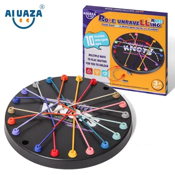 Gioco da tavolo a catena per bambini AIUAZA, sblocca giochi da tavolo, giochi da tavolo per sfida con la corda per feste, gioco interattivo genitore-figlio 1