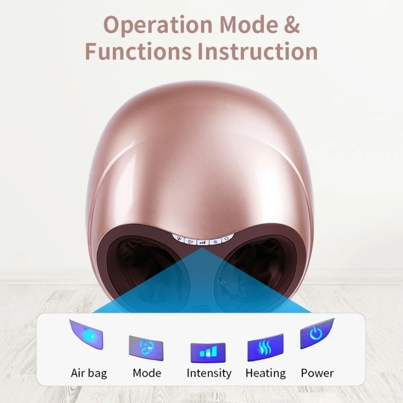 Electric Foot Massager with Heated Kneading Shiatsu for Relaxation