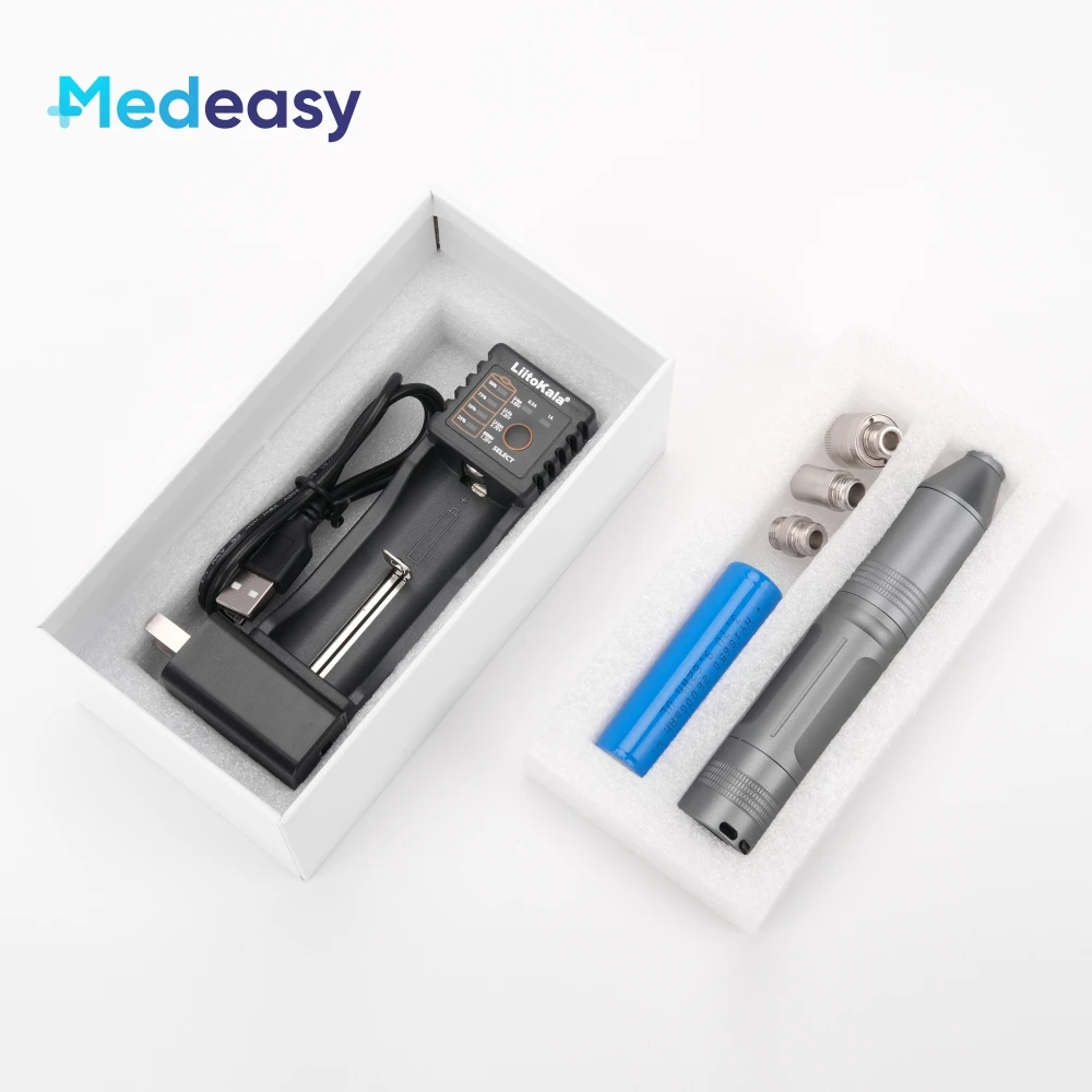 10W LED Handheld ENT Endoscope Cold Light Source 3 Adapters