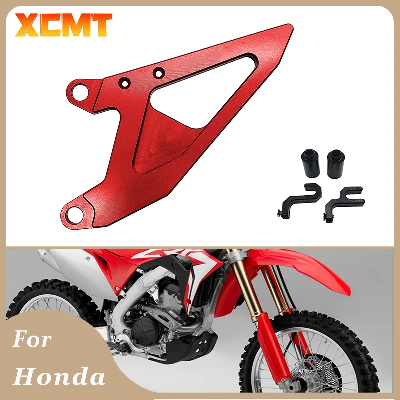 Motocross CNC Front Chain Protector Sprocket Guards Cover For HONDA CRF250R CRF450R CRF 250R 450R 2009-2016 2017 MX Dirt Bike
