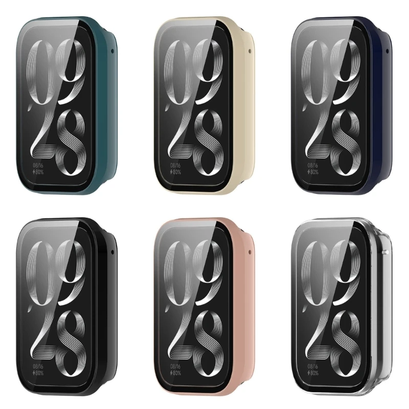 

PC Screen Protector Shell For Xiaomi Mi Band 8 Pro Smart Bracelet Watch Protective Cover Case Full Coverage Tempered Film Frame