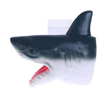 1pc Shark Arm Glove Hand Puppet Toy Soft Rubber Shark Glove Interactive Toy Kids Toys Birthday Party Gift