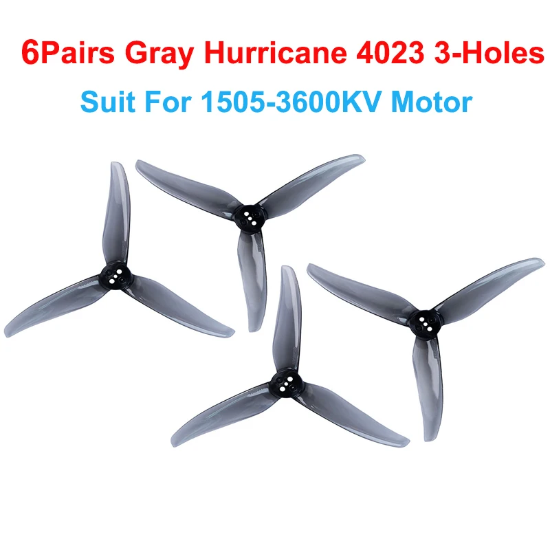GEMFAN Hurricane Series 3-Blade FPV Racing Drone Propellers - CW/CCW