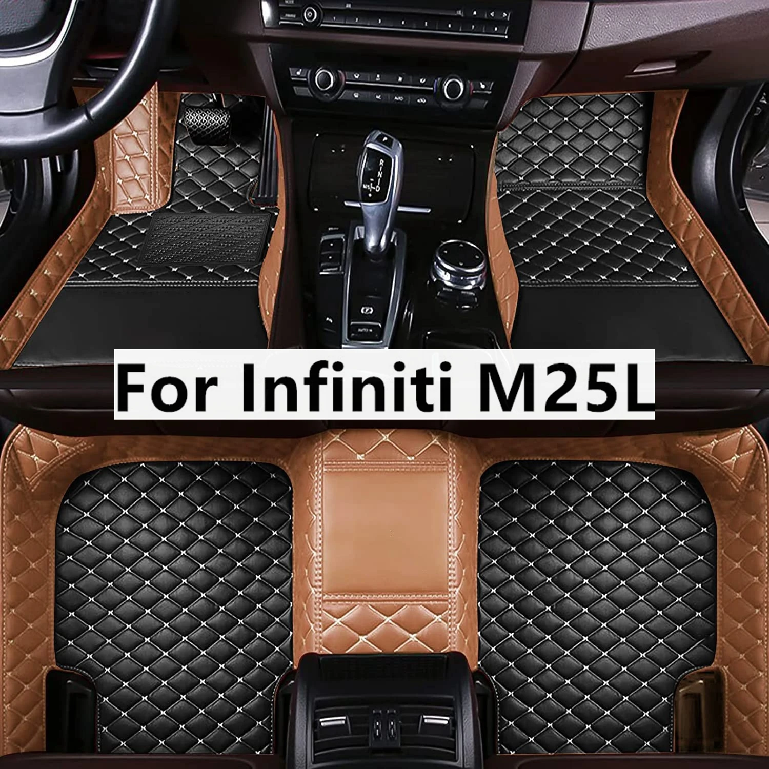 

Color Matching Custom Car Floor Mats For Infiniti M25L 2011-2013 Years Auto Carpets Foot Coche Accessories