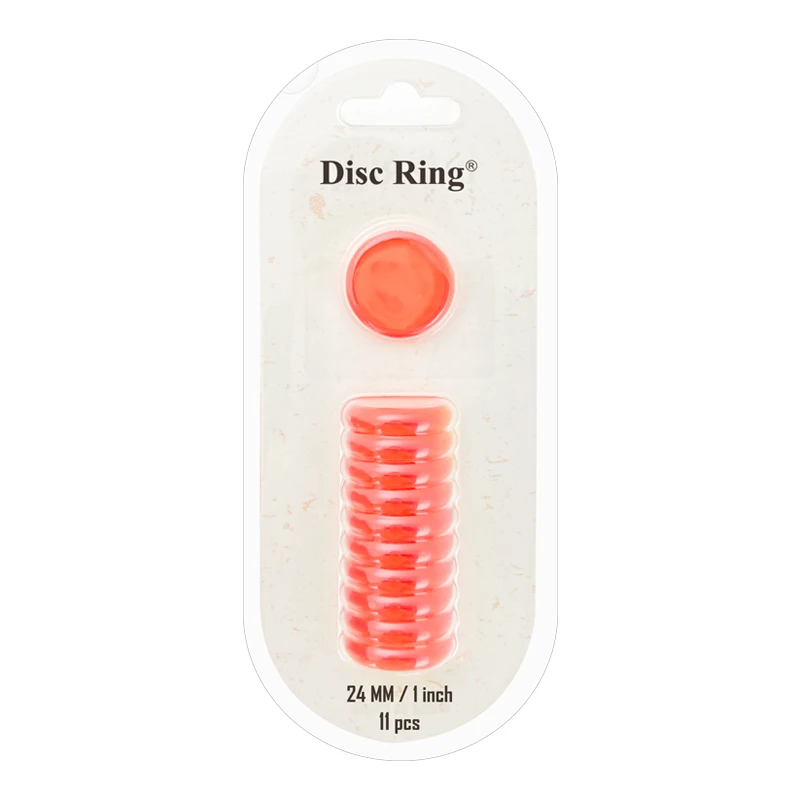 24mm 28mm Mushroom Hole Binding Discs Planner Disc Mushroom Binder Ring Discbound Planner Plastic Ring Binder Chest 11pcs
