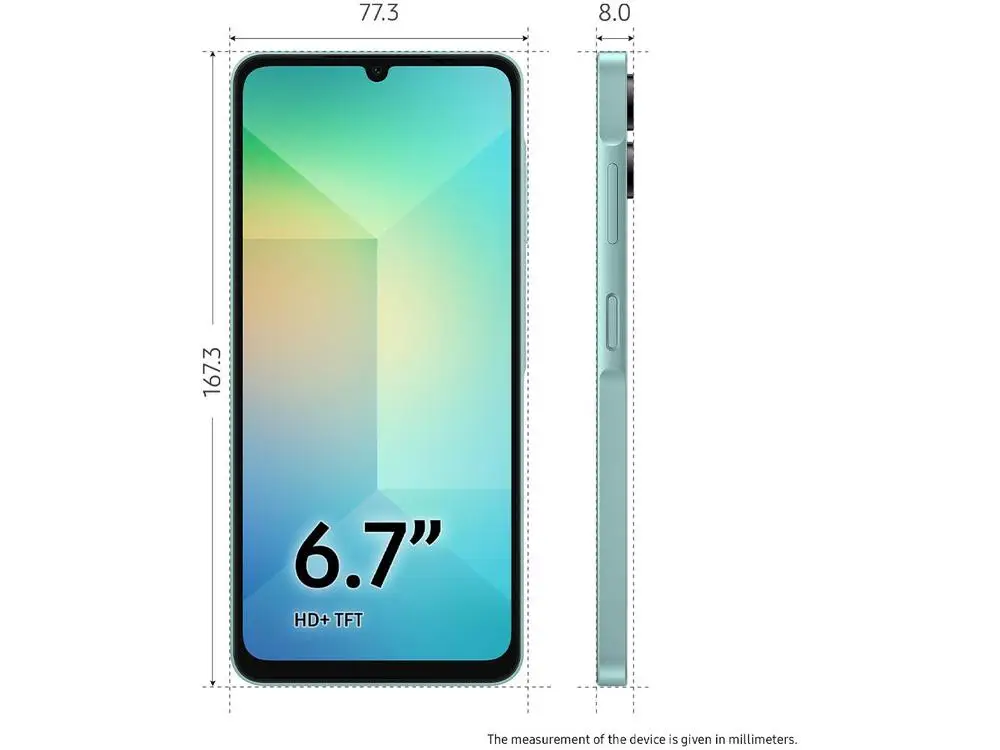 スマートフォン本体 SamsungGalaxy A06 Light Green 128GB New) Samsung Galaxy A06 4GB+128GB GREEN Dual SIM Unlocked