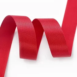 Versatile Nylon Webbing for Crafting and DIY Projects (Red)