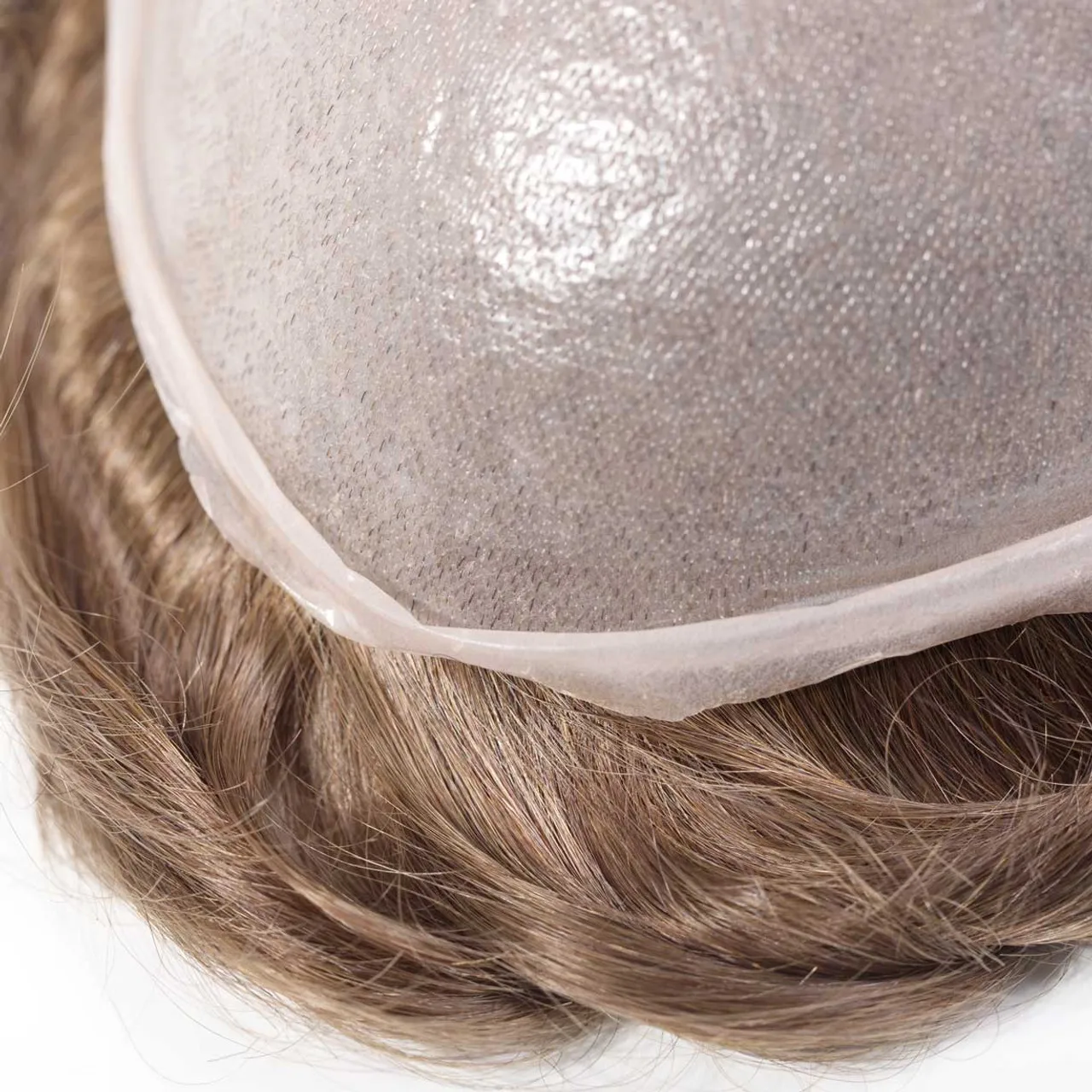 Thin Skin 0.02-0.03mm Men Toupee Comb Back Natural Human Hair Men Wig Indian Remy Hair Wig Toupee Hair Replacement Hair System 4