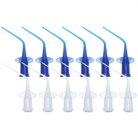 Embout de seringue dentaire jetable en plastique, 20/50 pièces, Irrigation Endo, Canal radiculaire, aiguille d'irrigation, Injection dentaire, recharge de médicaments 6