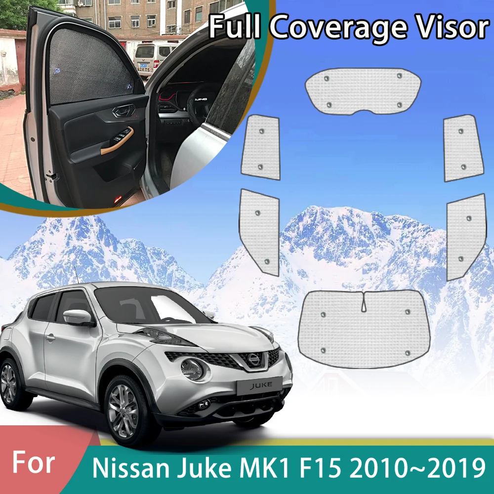 

Car Sunshade For Nissan Juke MK1 F15 YF15 15RX 2010~2019 2014 2015 2016 2017 Auto Accessories Tool Sun Visor Protection Parasol