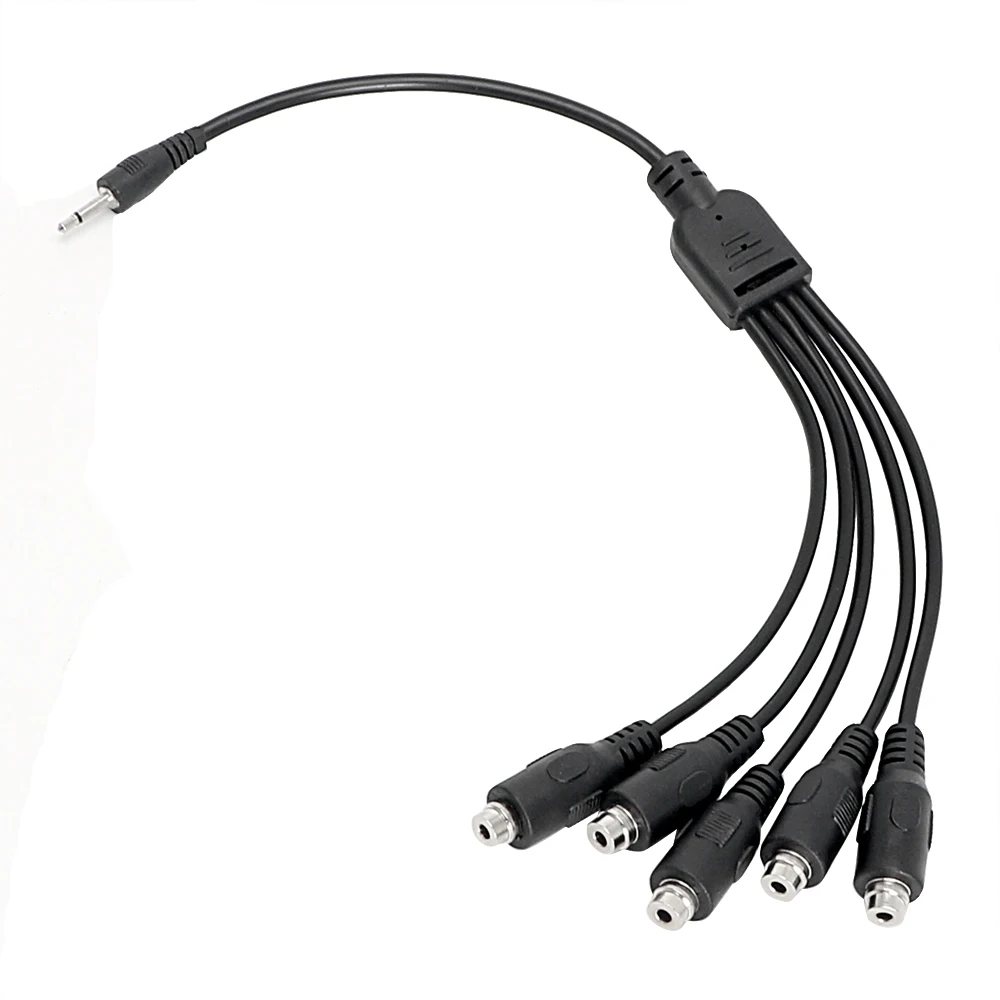 IKOKY Electro Stimulation Penis Ring Anal Plug Electric Shock Accessories 5 in 1 Adapter Cable Sex Toys Couple Wire