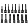 1pcs Torx Impact Socket Bits 1/2 Inch Drive Socket Adapter Screwdriver Bits T20 T25 T27 T30 T35 T40 T45 T50 T55 T60 T70 T80 T100 6