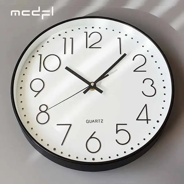 MCDFL Decorated Wall Clock: Modern Kitchen Watch for a Stylish Home