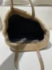 High Quality Women's Lamb's Wool Handbag Large Capacity Retro Shoulder Bag 2