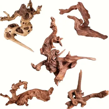 10-15CM Natural Driftwood Aquarium Decor - Premium Wood Fish Tank Ornament, Authentic Wooden Landscape for Aquatic Environments 1