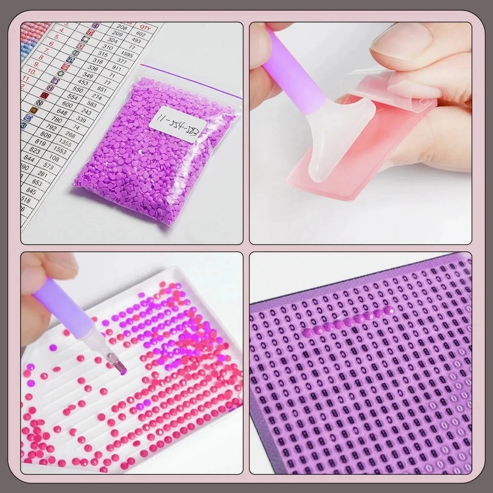 Diamond Painting Disney 5D Diamond Painting Castle And Mickey Mouse Full Drill Round Mosaic
