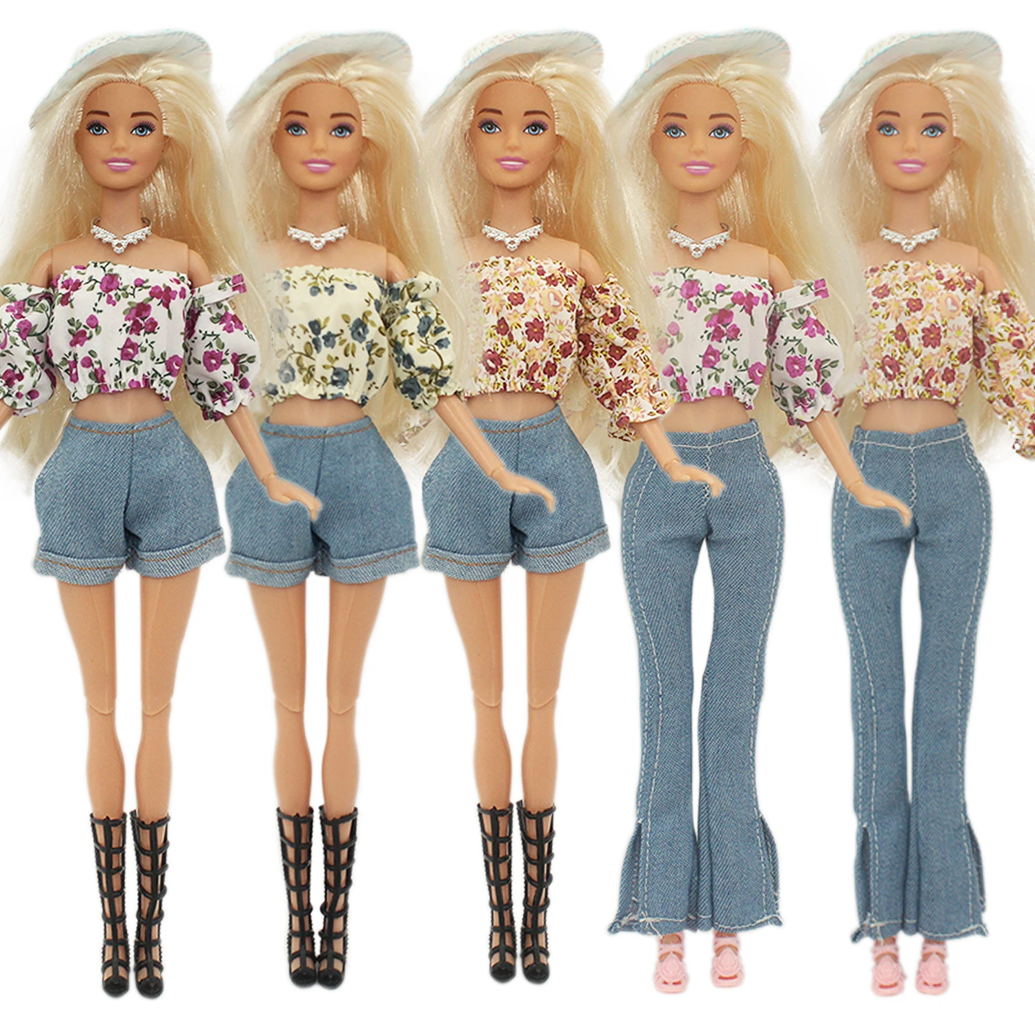 

Fashion Outfit Set for 30cm BJD B Barbie Blyth 1/6 MH CD FR SD Kurhn Doll Clothes Girl Figure Toy Accessories