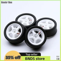 SpeedCG 1/64 ABS Wheels with Rubber Tire Type F Modified Parts Diameter 10mm For Model Car Racing Vehicle Toy Hotwheels Tomica 2
