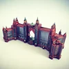 Love Spell full metal DIY building Jigsaw model 3D mini stereo Mosaic color Atlantis Hotel 5