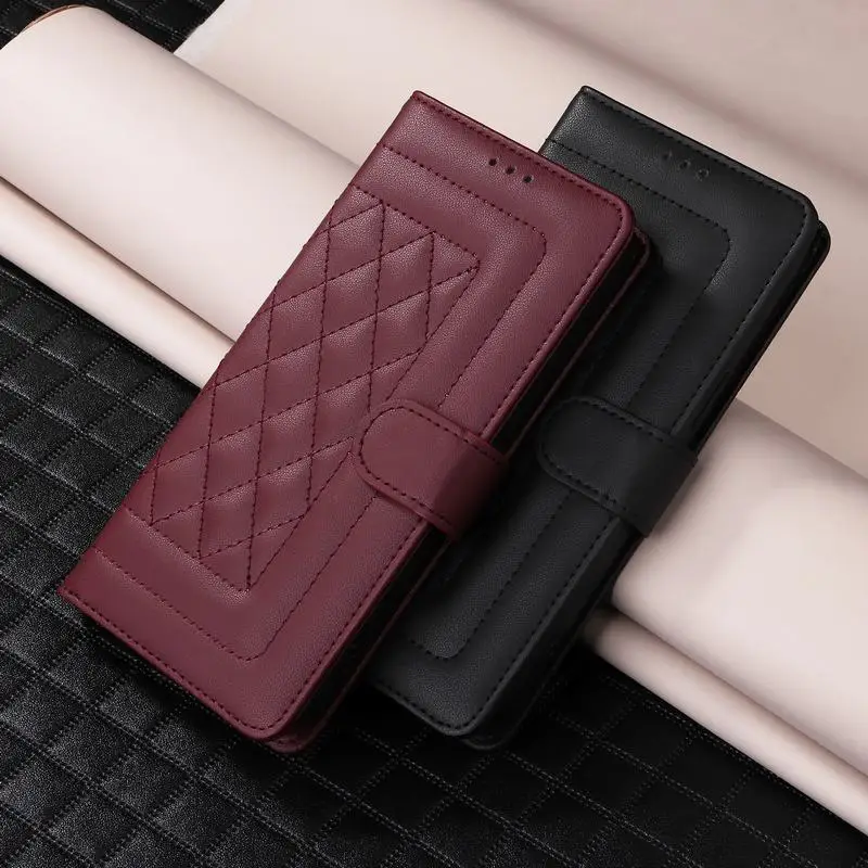 Coque de téléphone pour iPhone 16 15 14 13 12 11 Pro Max XR X XS Max 7 8 6 6S Plus Coque en cuir à rabat Portefeuille de luxe_voghion.com