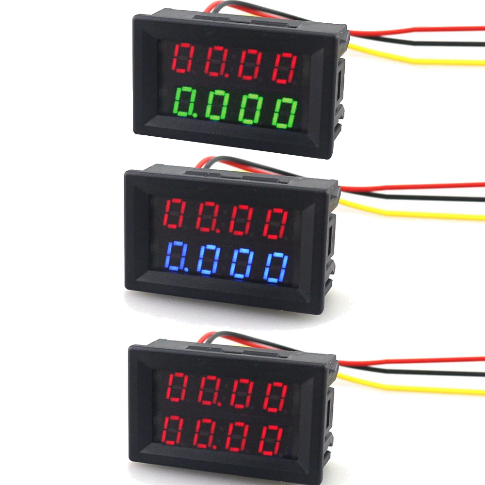 Высококачественный 4-разрядный Высокоточный Вольтметр постоянного тока 200 в 10 А