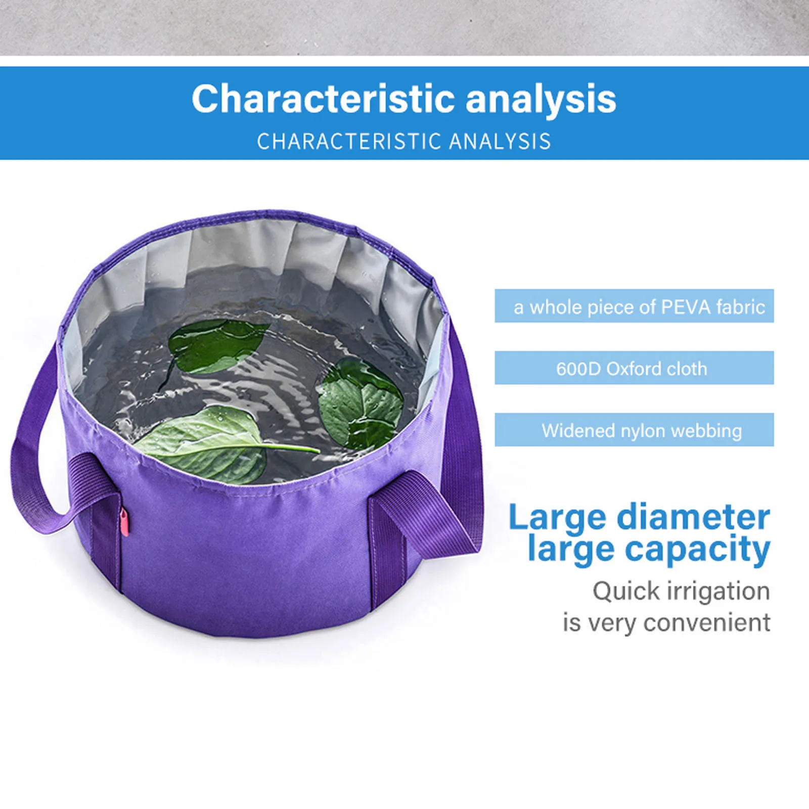 Foldable Water Basin Foot Soak Bucket Foot soak Bag Multifunctional Bucket Foldable portable footbath a must-have for travel Foot Soak