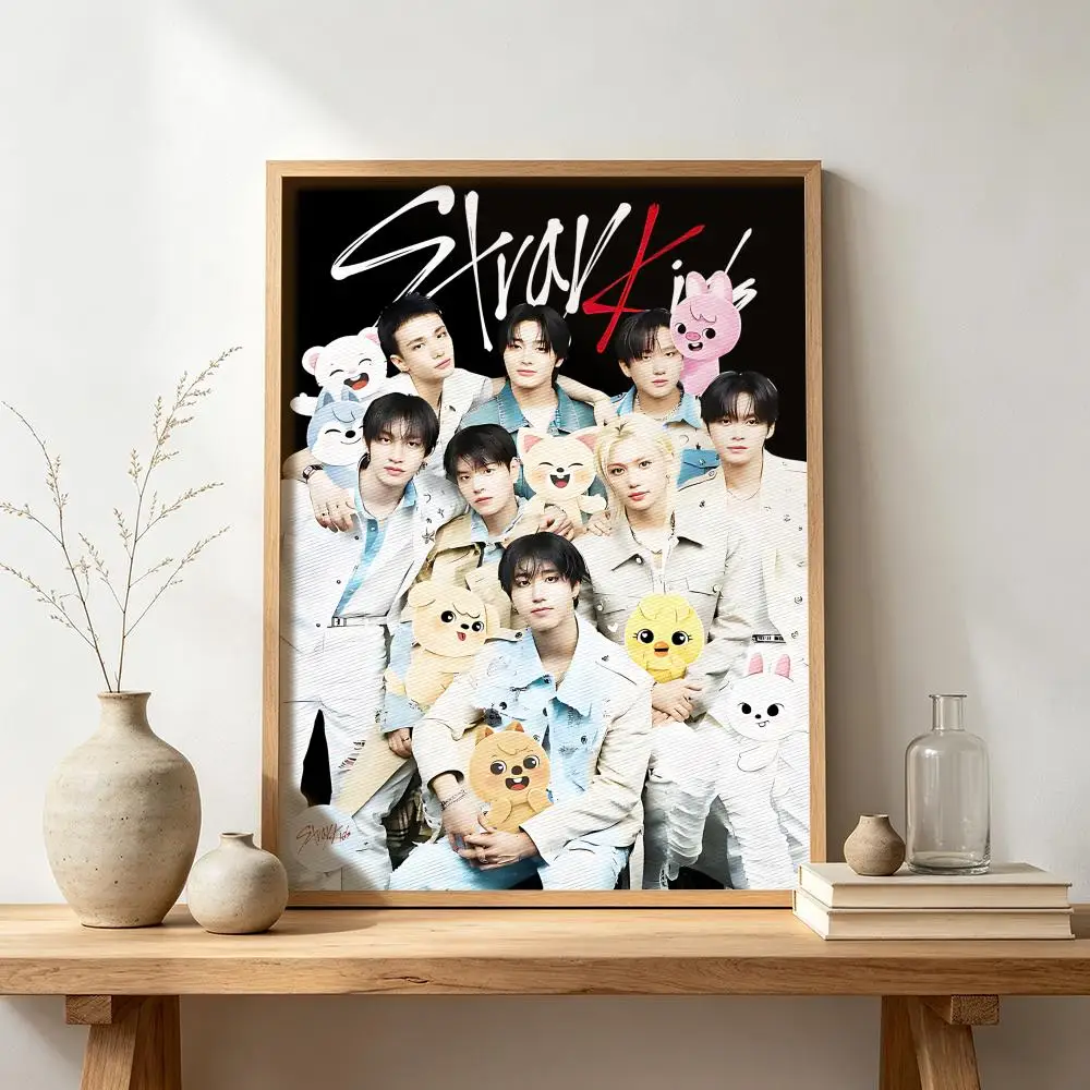 Stray Kids Band Art Poster - Residue-Free Wall Decor for Bedrooms, Dorms, and Home Studies