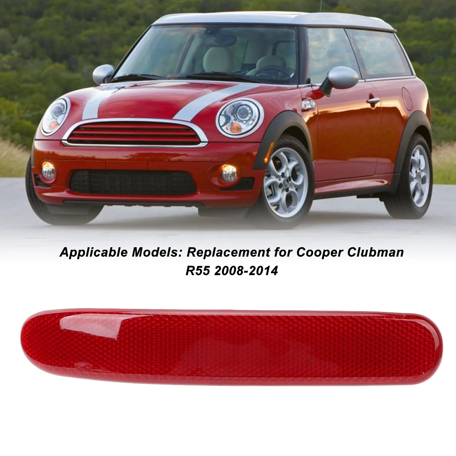 후면 범퍼 트림 반사경 후면 범퍼 반사경 안전성 향상 Clubman R55 2008  2014의 독특한 장식 효과