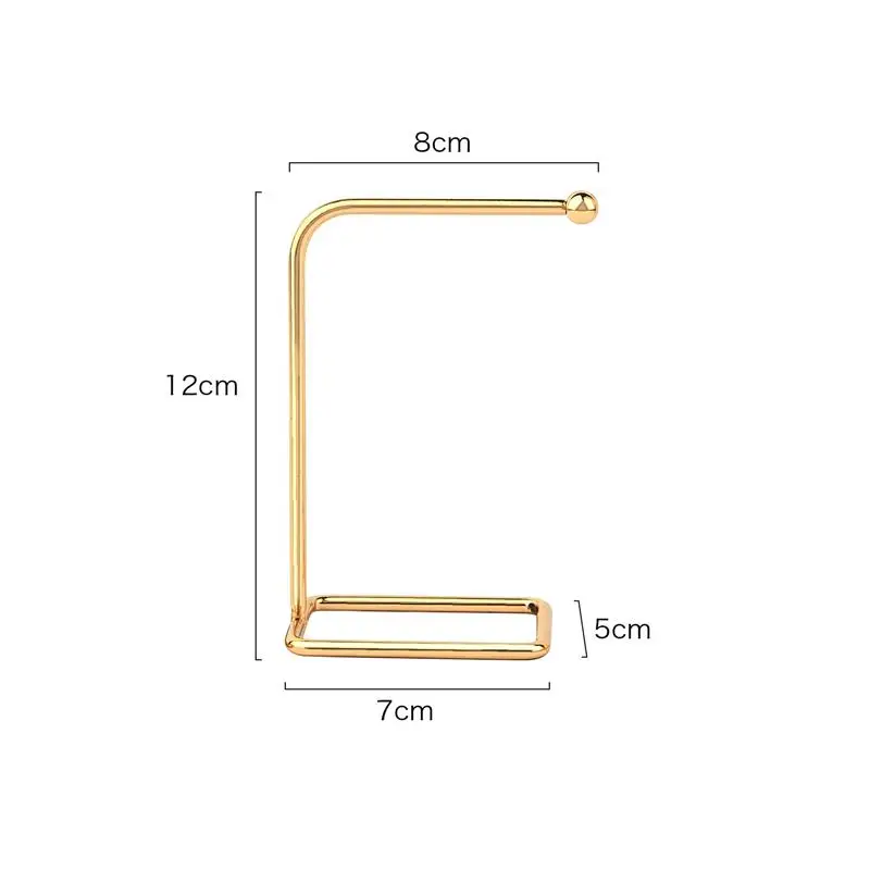 Jewelry Display Organizer Metal Earring Storage Rack Jewelry Organizer Holder Earrings Pendants Necklace Display Stand Shelf