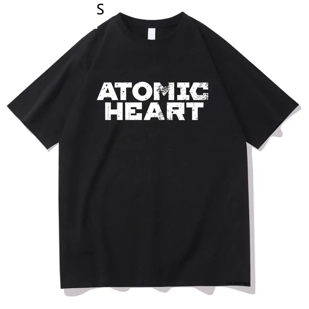 

Atomic Heart T Shirt Men Harajuku Aesthetic Cartoon Graphic Robot Twins Tshirts Unisex Streetwear Game Casual Cotton Tees Shirts