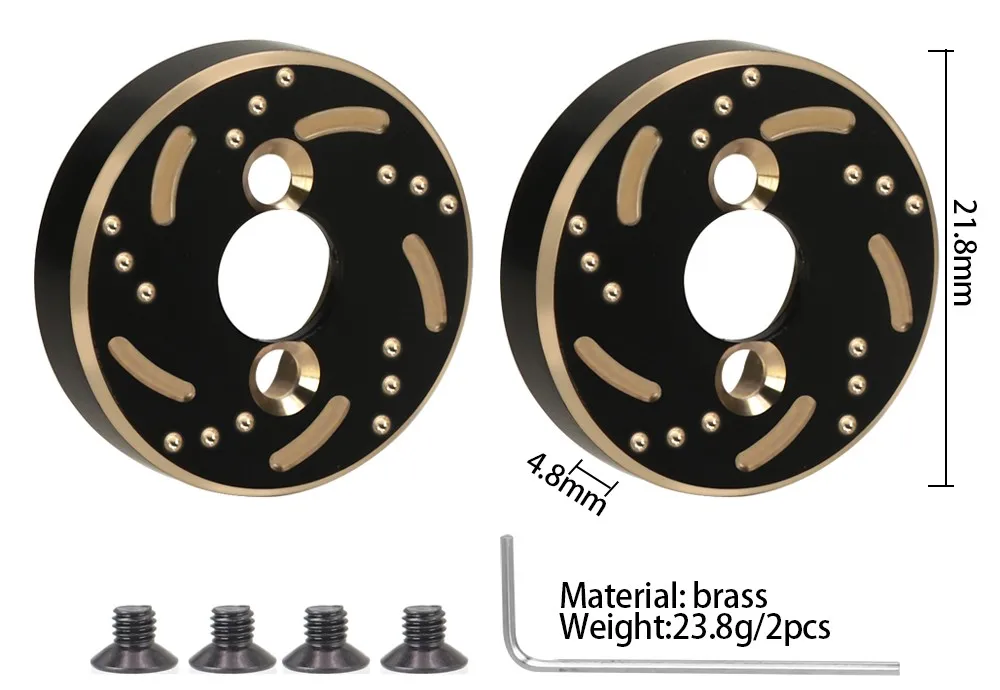 Coupelle de direction et boîtier de différentiel pour crawler RC, pièces de rechange essentielles.