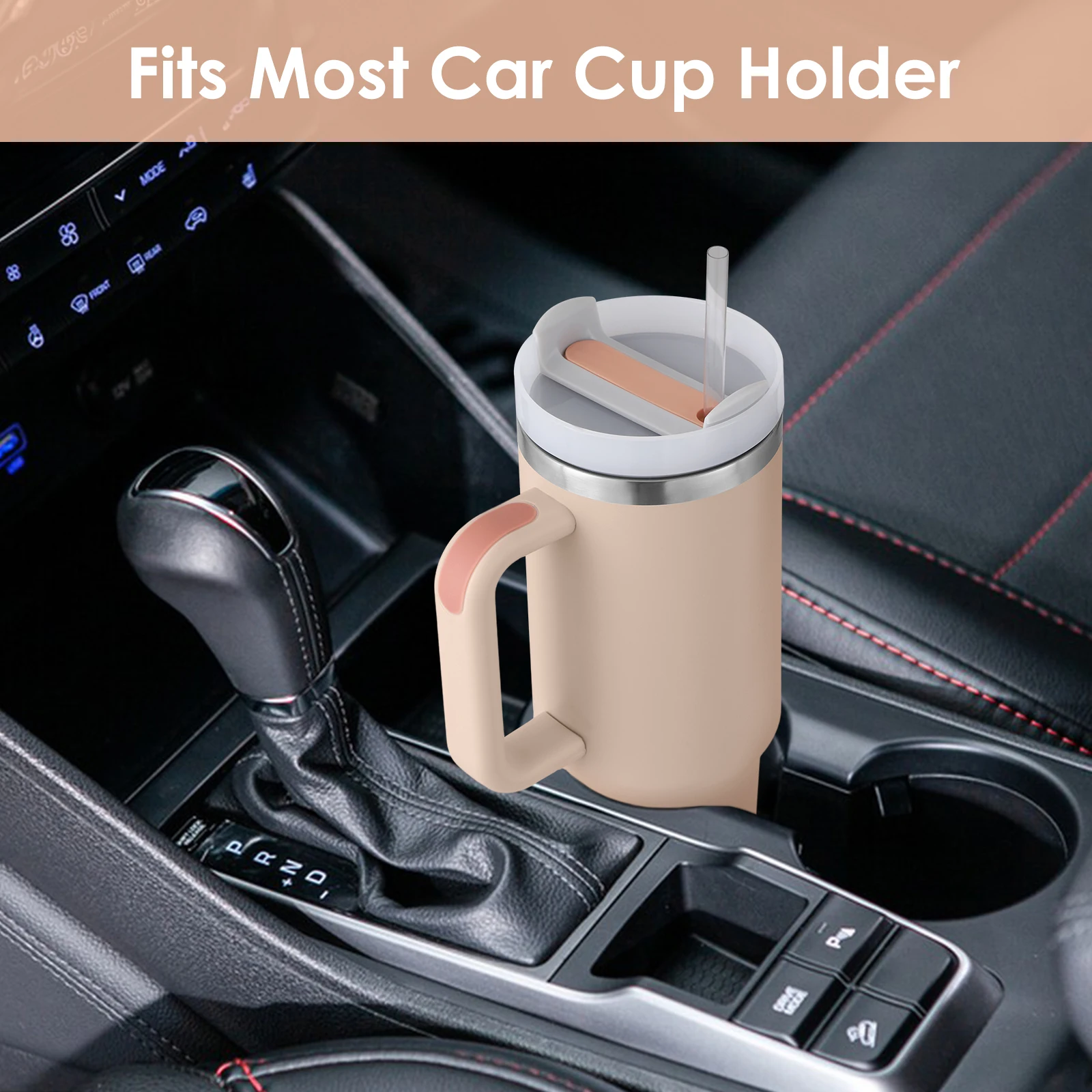 40 oz Tumbler with Handle 304 Stainless Steel Water Bottle Sublimation  Tumbler Car Ice Coffee Cup Termos with Straw Coffee Mug - AliExpress