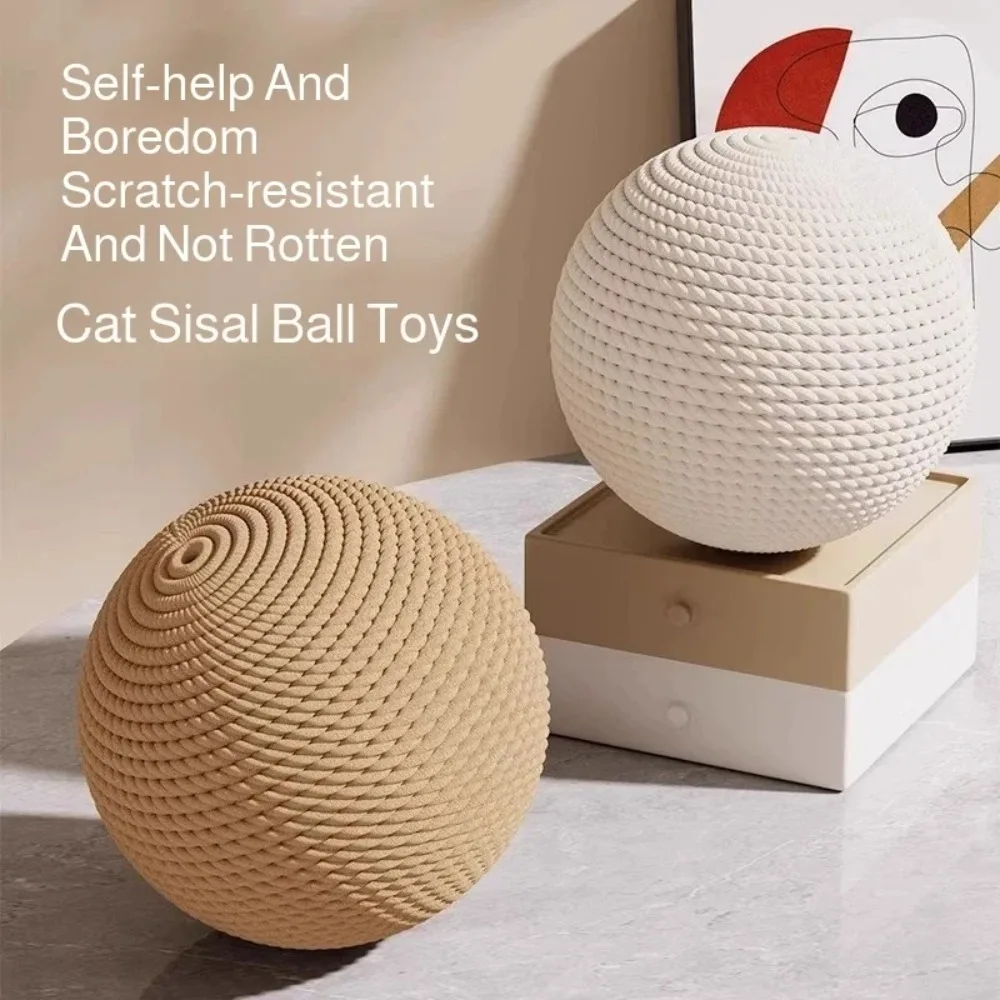 Interactive Sisal Cat Scratching Ball 2