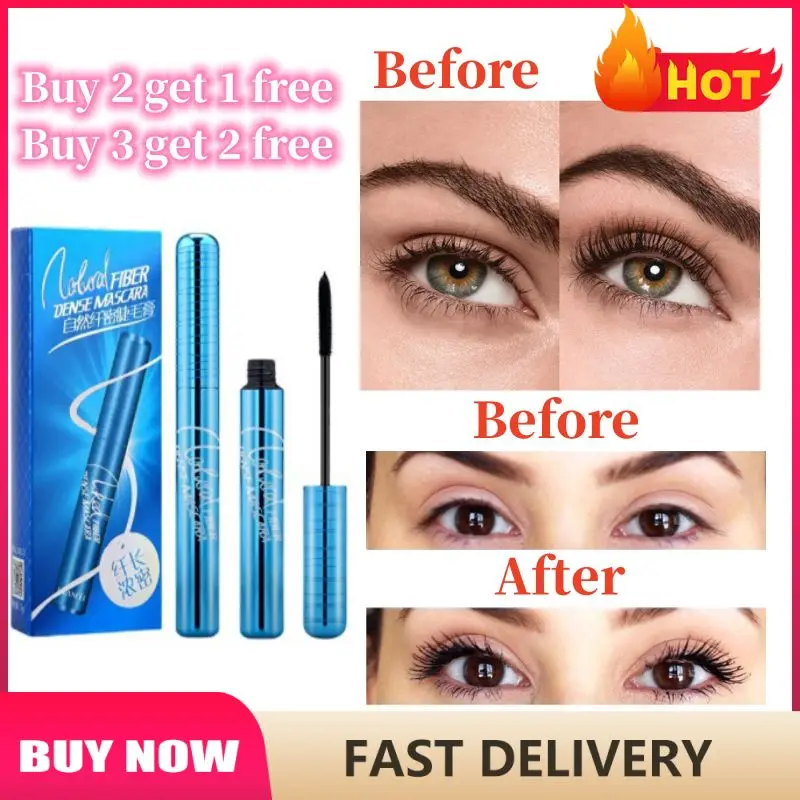 

Mascara Lengthening Eyelash Beauty Makeup Waterproof Fiber Curling Volumizing Lashes Extension Mascara Eyeliner Cosmetic Tool