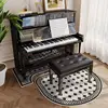 Piano Soundproof Floor Mat Noise Reduction Sound Absorption Special Soundproof Mat Creative Art Carpet Easy To Care Rug Alfombra 4