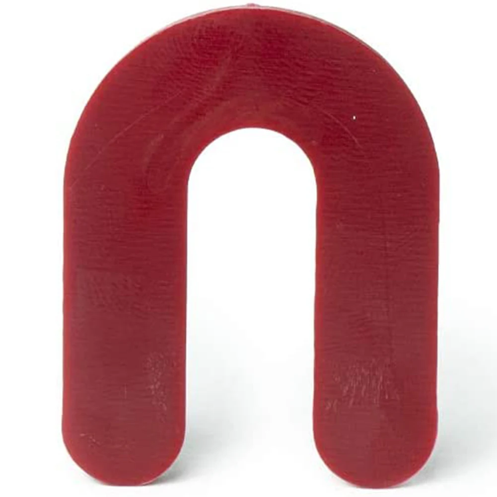 

100pcs U-shaped Horseshoe Shims Red PP Reusable Tile Spacers Level Positioning Clip For Horizontal Vertical Tile Installations