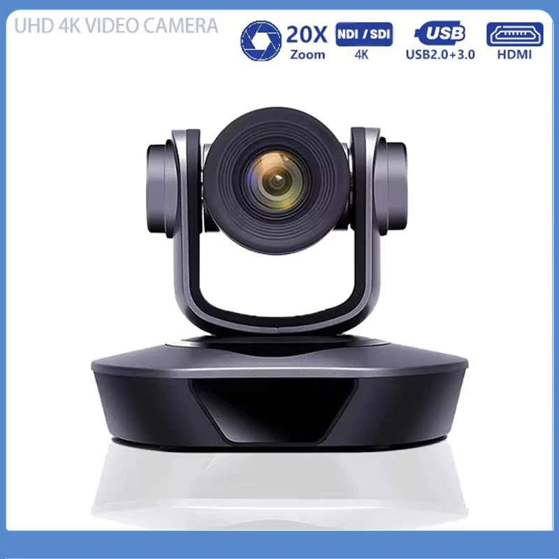 4K PTZ camera 10x 20x zoom HDMI,SDI,LAN,USB,NDI,POE,60FPS,30FPS Video conference camera Supporting church live broadcast