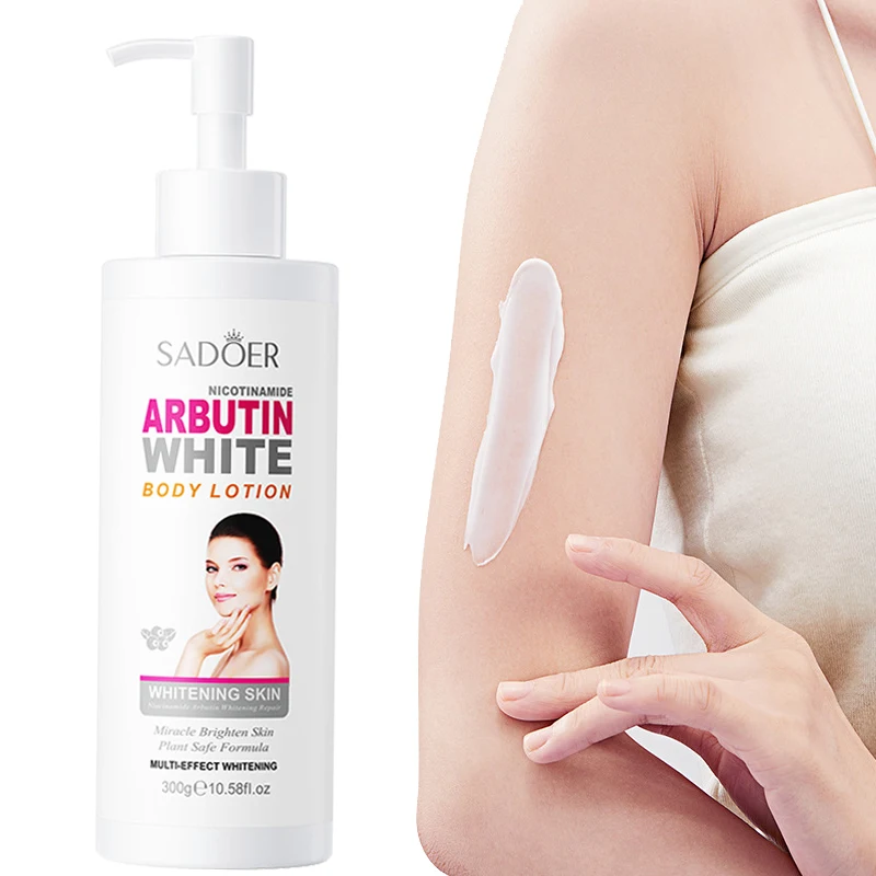 

SADOER Arbutin Whitening Body Lotion Moisturising Nourishing Exfoliating skincare Body Whitening Creams Skin Care