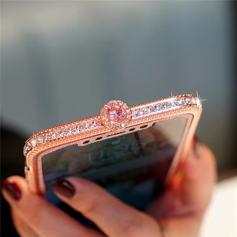 Diamond Phone Cases For Iphone 11 Pro Max Xs Max Xr Case Crystal Glitter Bling Rhinestone Cover For Iphone X 8 7 Se Funda