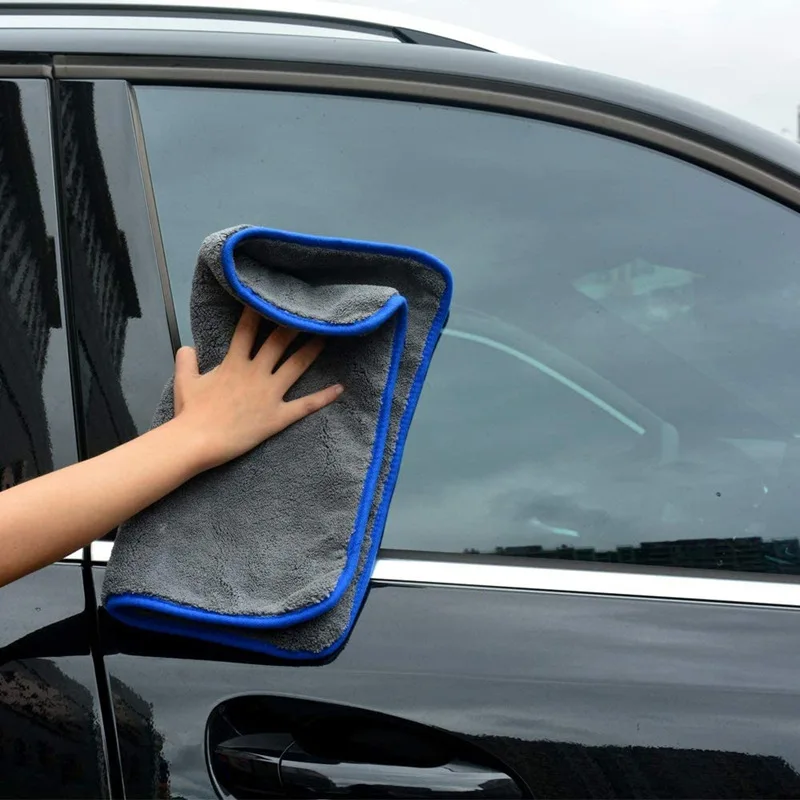 1200GSM Car Winter Accessories Car Wash Microfiber Towel Car Cleaning Drying Auto Washing Cloth