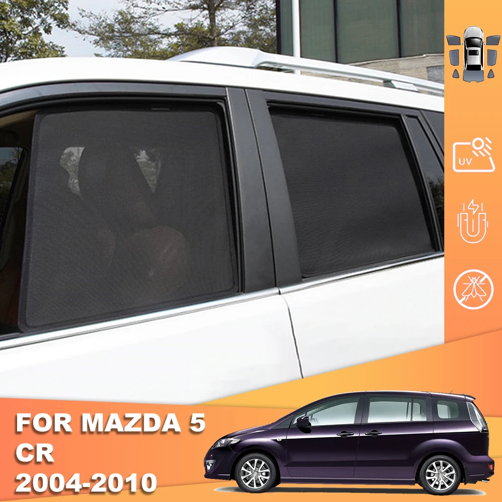 

For Mazda 5 CR 2004-2010 Mazda5 Magnetic Car Sunshade Visor Front Windshield Frame Curtain Rear Side Window Sun Shade Shield