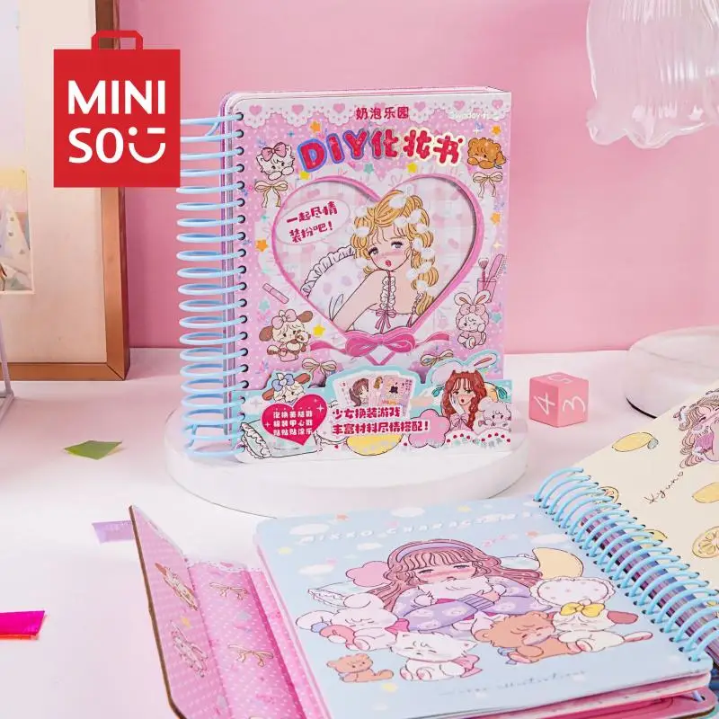 

New Mikko Diy Makeup Book Wholesale Cute Cartoon Girl Coil Book Kawaii Memopad Portable Funny Books Gifts Prizes for Children