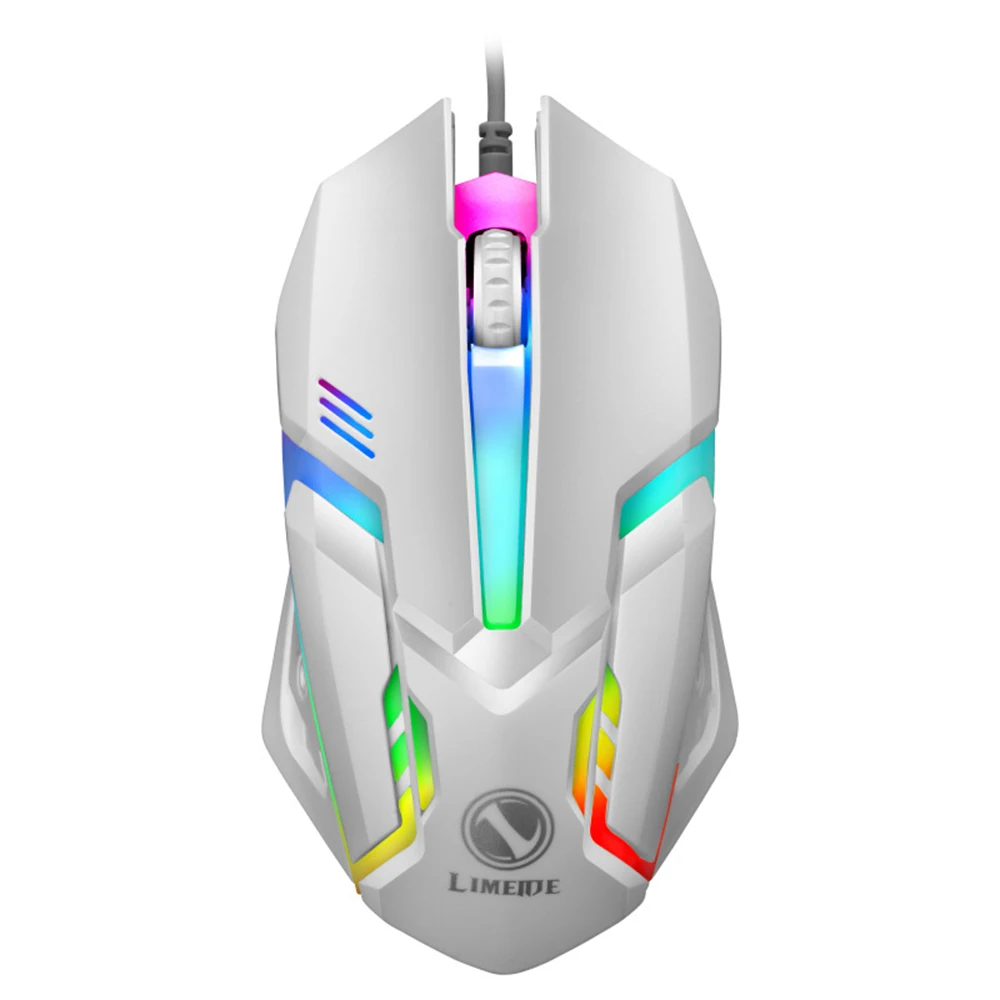 Limei S1 E-Sports Luminous Wired Mouse USB Wired Desktop Laptop Mute Computer Game Mouse
