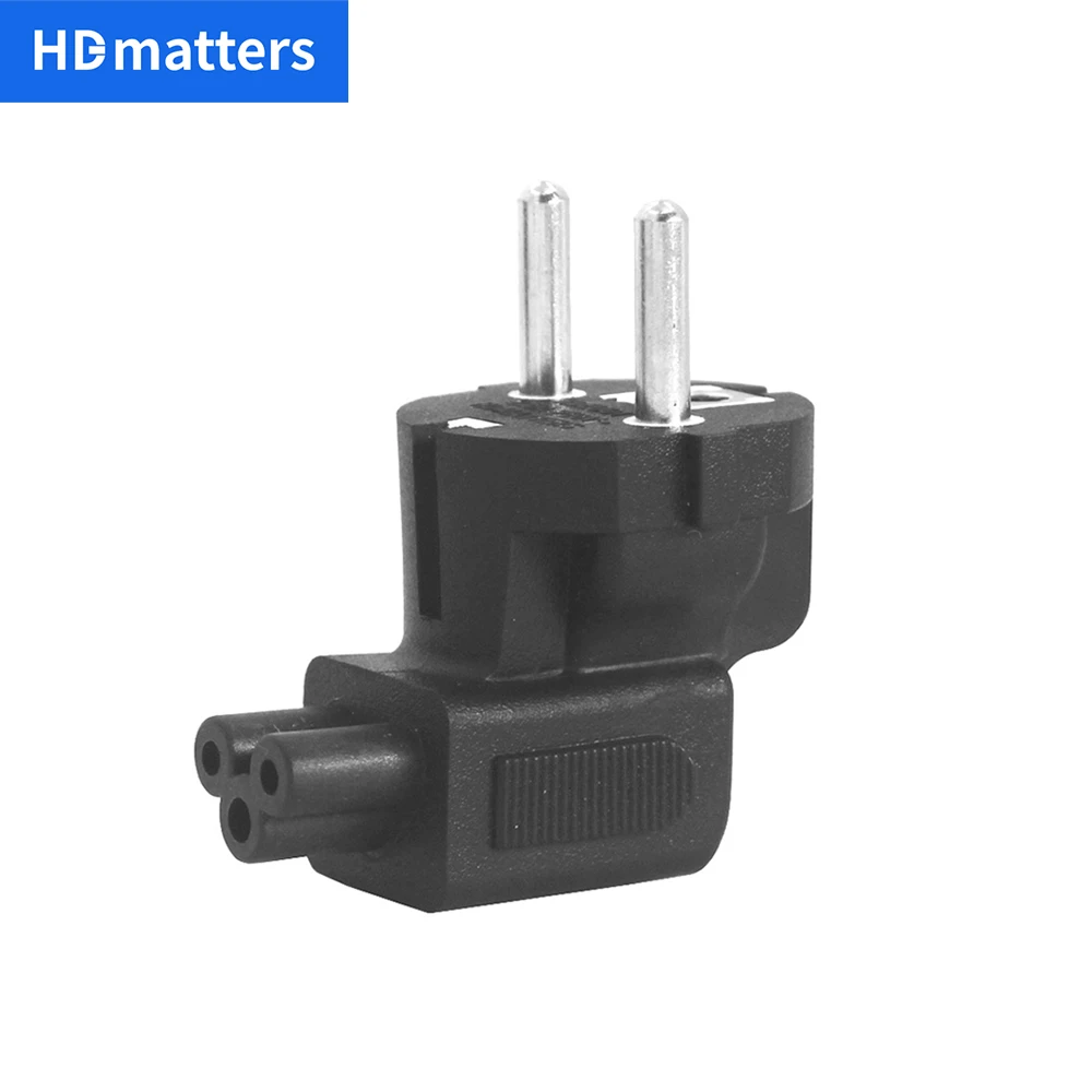 90 Degree Eu To C5 Power Plug Power Cable Adapter Angle European Plug