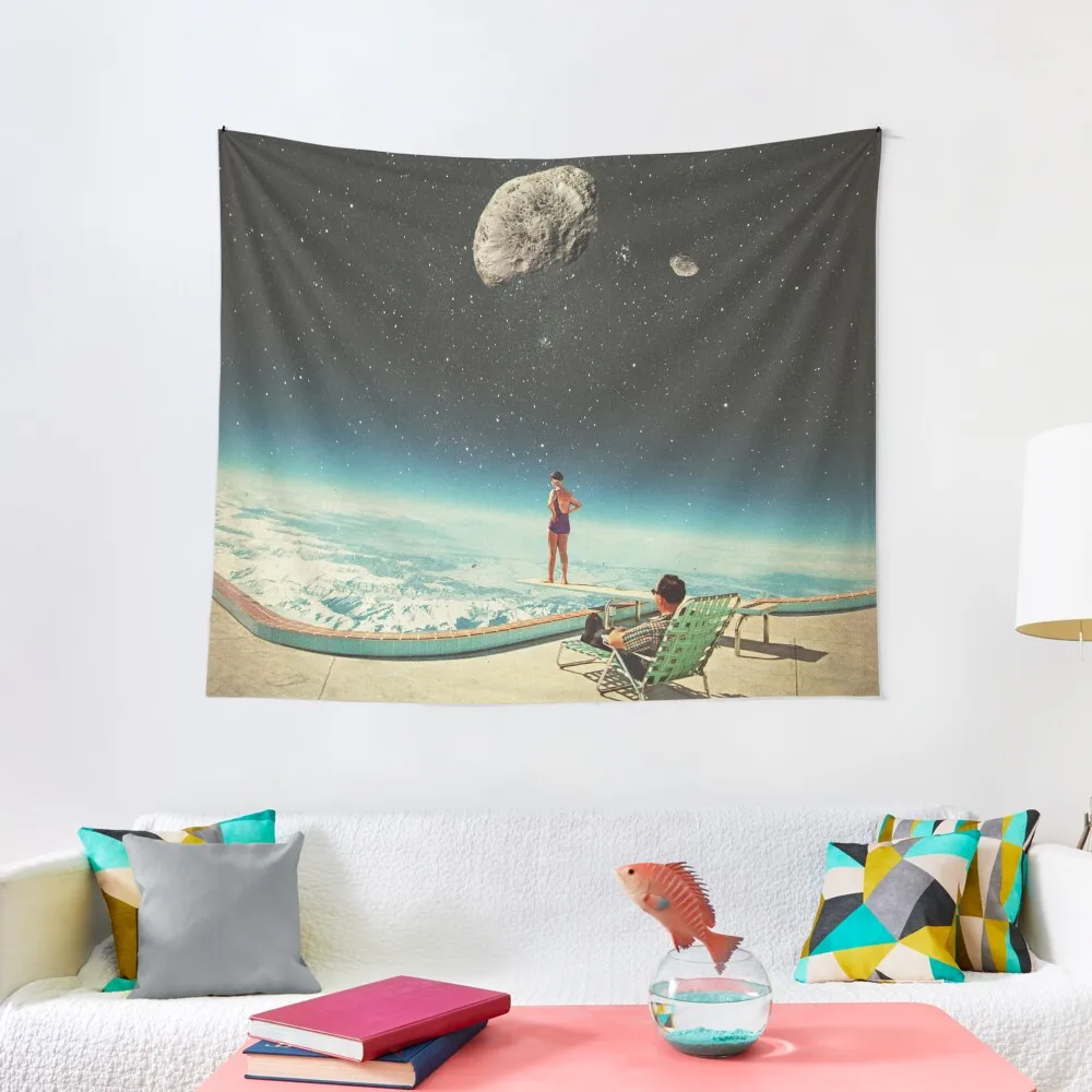 

Summer with a Chance of Asteroids Tapestry House Decorations Home Decor Accessories