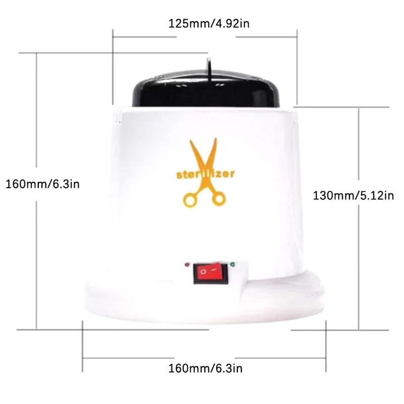 Nail Tool Sterilizer Sterilization Machine Metal Nail Art Tools Supplies Sterilizers High Temperature Manicure Salon