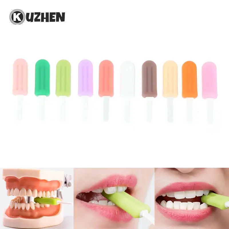 

2Pcs Orthodontic Aligner Chewies Silicone Teeth Stick Bite Tooth Chew Aligners Invisable Braces Aligners