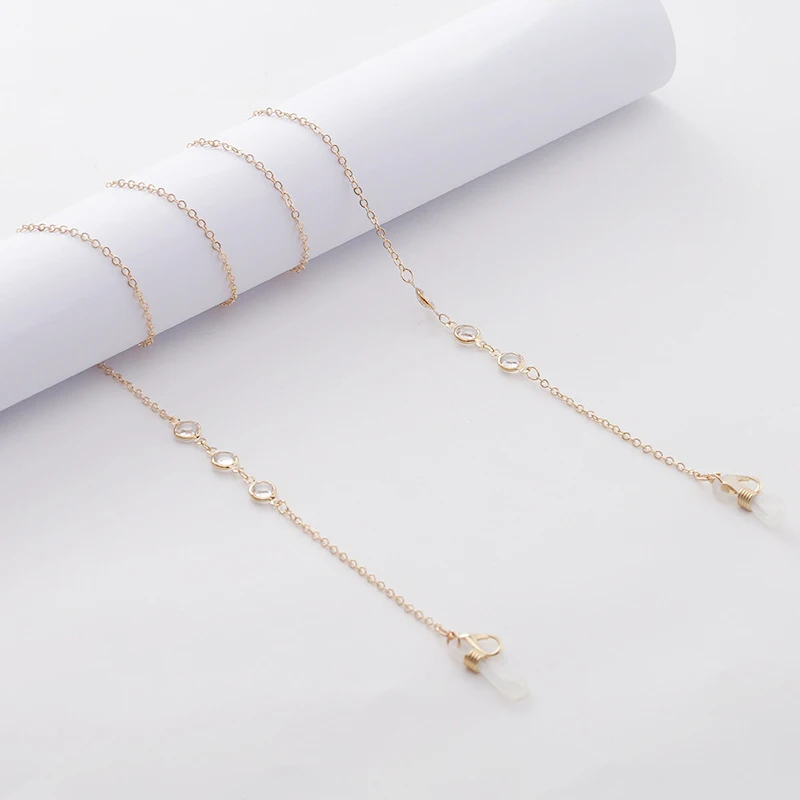 1/2PCS Fashion Mask Glasses Chains Hanging Rope Face Eyeglasses Chain For Women Retro Metal Sunglasses Lanyards Eyewear Cord