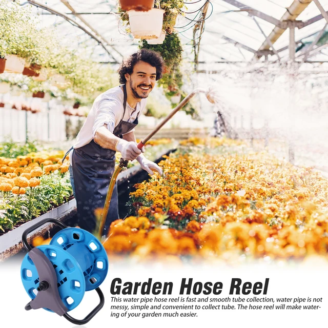 Hordozható Tömlő Tekercs Kosár Kerekekkel Nagy Teherbírású Kerti Tekercsek Vízkerti Tartó Kívül - Image 5